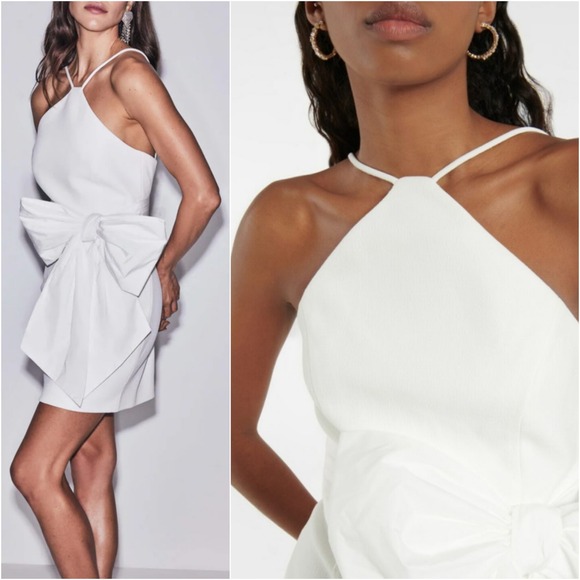 Rebecca Vallance Grace Halterneck Mini Dress NEW Sz UK 10/US 6 - Picture 3 of 15